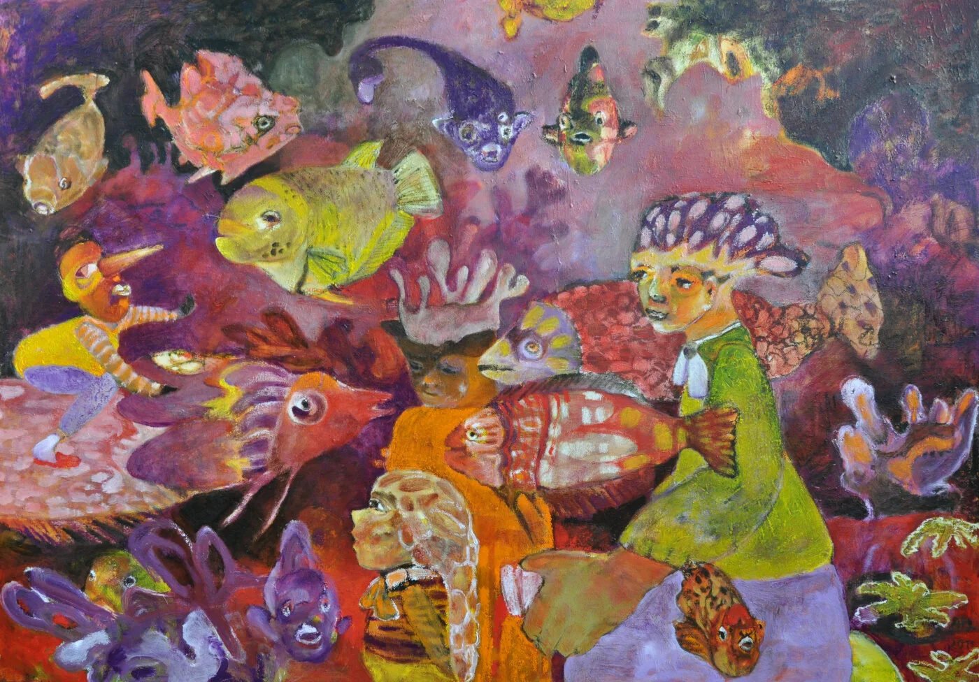 Kunstdruck als Neujahresgruß