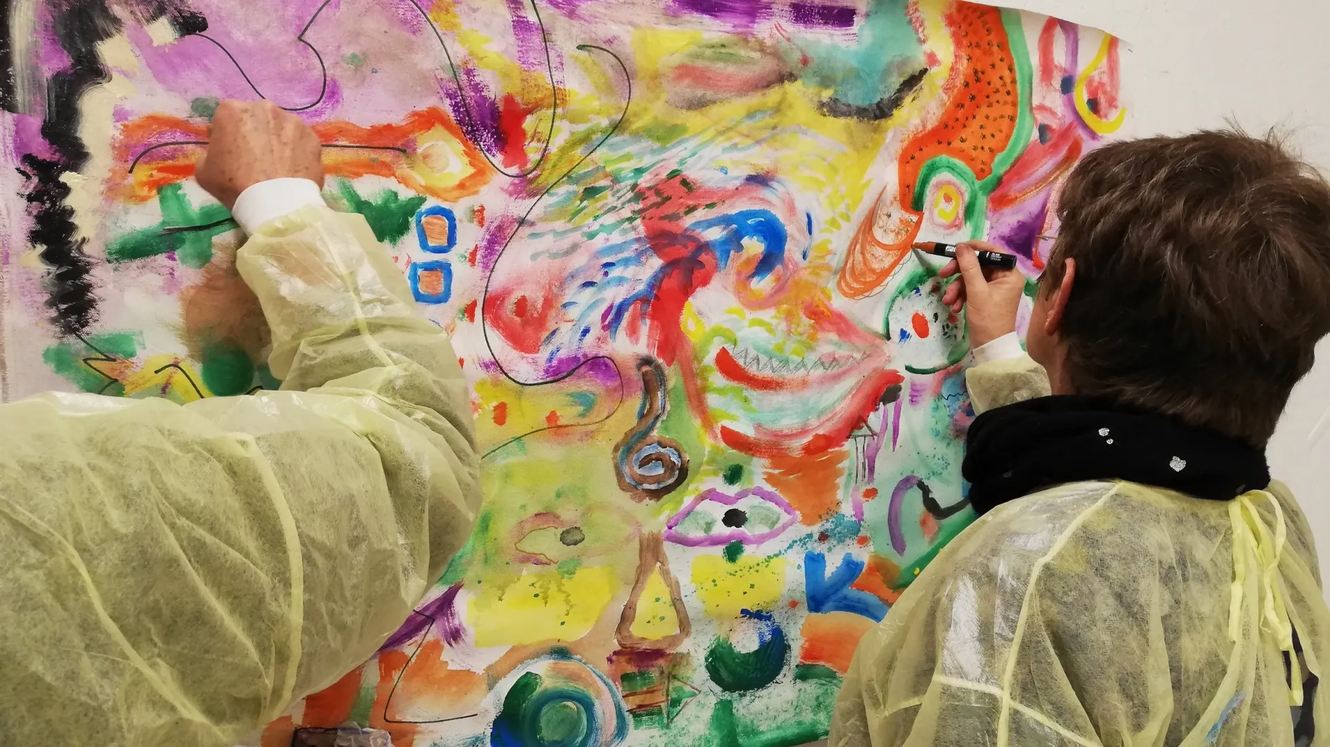 Erfaringer med at male i fællesskab